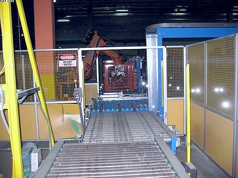 SALMOROGHI Robotic Packing System for POY, 2000 yr,